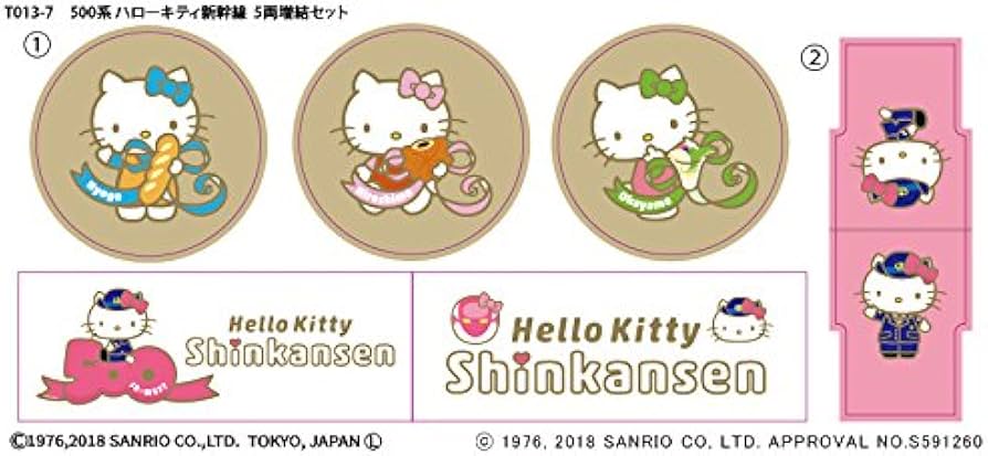 Amazon | ロクハン Zゲージ 500系 ハローキティ 新幹線 5両増結セット