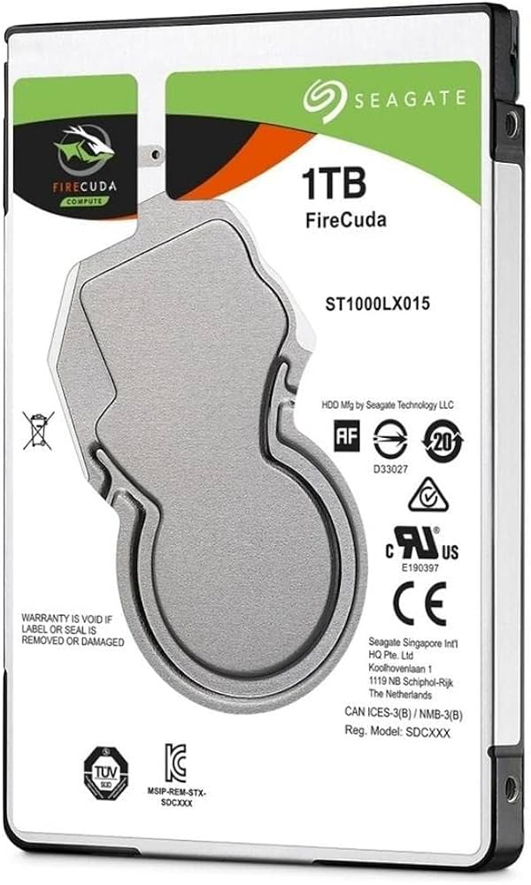 Amazon.com: Seagate FireCuda Gaming SSHD 2.5 1TB SATA 6Gb/s Flash
