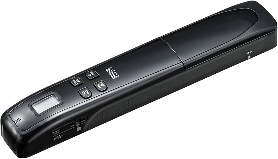 Amazon.co.jp: サンワサプライ ポータブルハンディスキャナ PSC-HS2BK