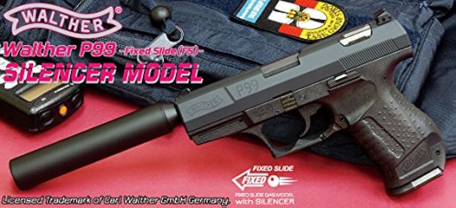 Amazon | マルゼン ワルサー P99FS (フィクスド) サイレンサーモデル