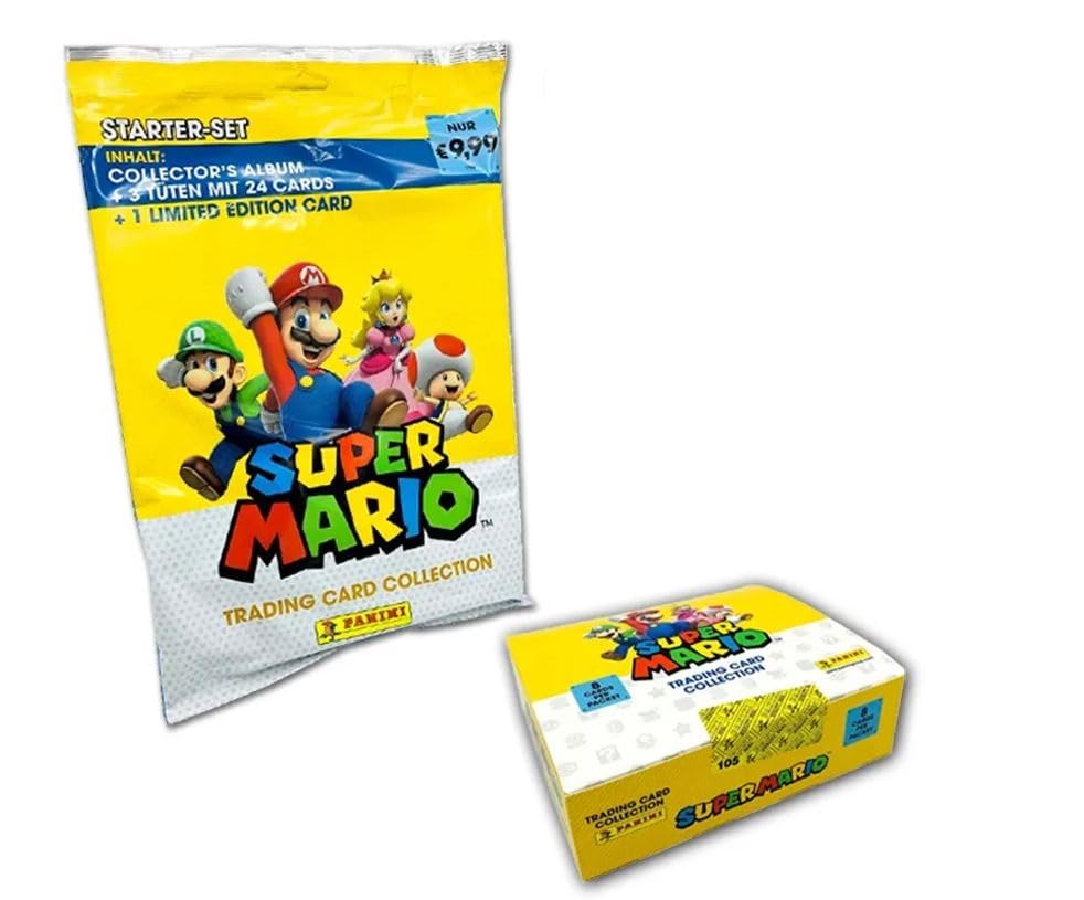 Amazon.com: Panini Super Mario Trading Cards - Box Bundle : Toys