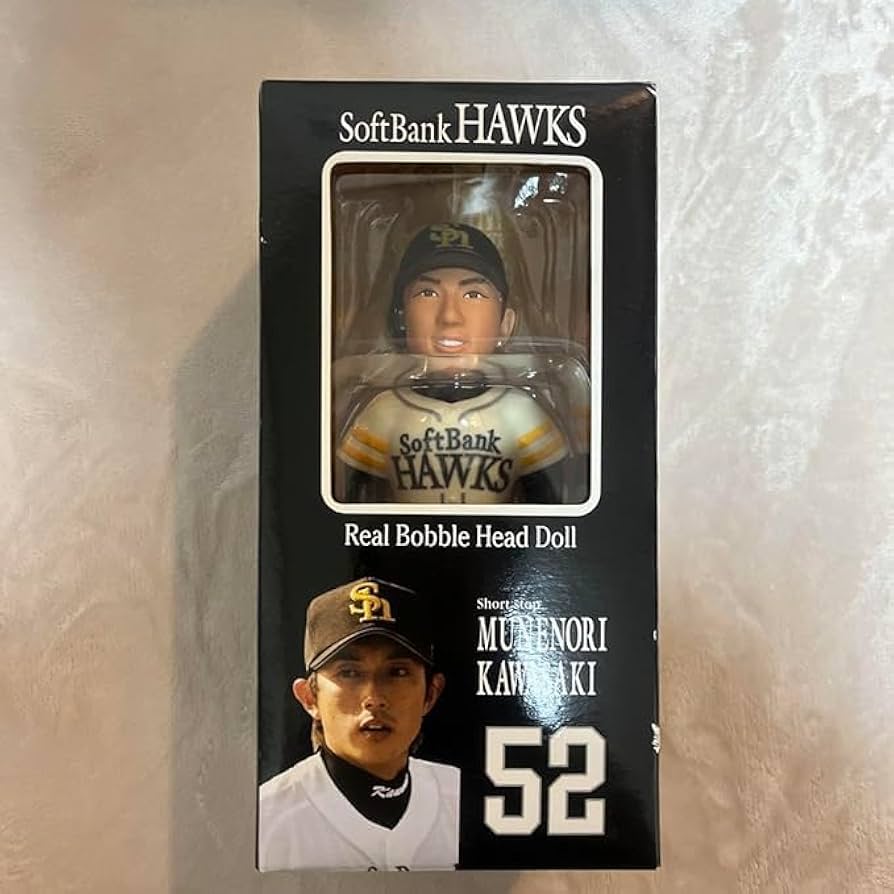 ソフトバンクホークス 川崎宗則 ボブルヘッド人形 川崎宗則