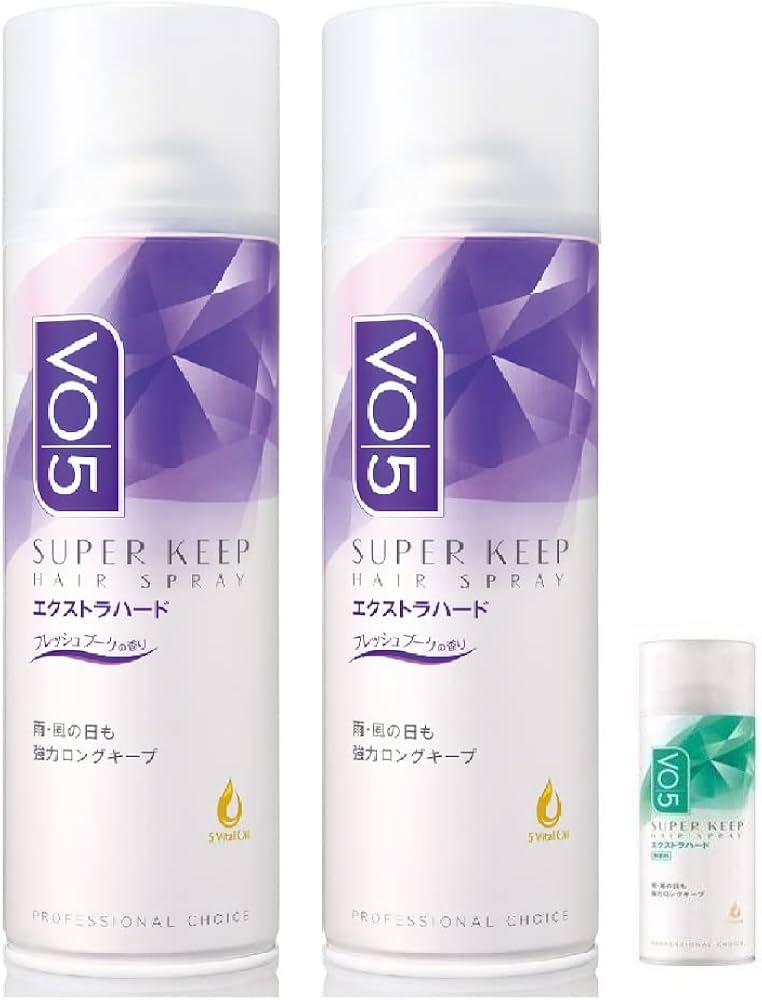 Amazon | VO5 スーパーキープ ヘアスプレイ (エクストラハード) 微香性