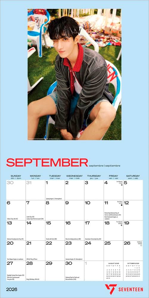 Seventeen OFFICIAL | 2026 7 x 14 Inch (Hanging) Monthly Mini Wall