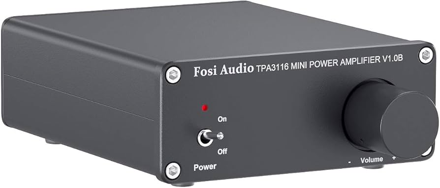 Amazon.com: Fosi Audio V1.0B 2 Channel Amplifier Stereo Audio Amp