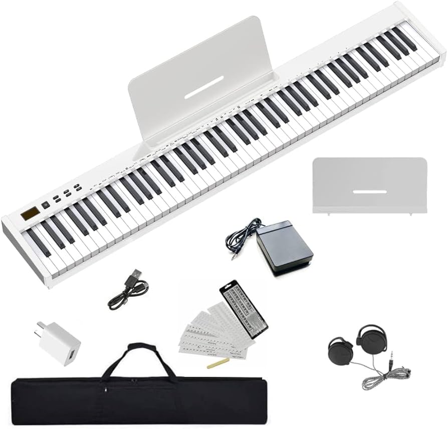 Amazon | ニコマク NikoMaku 電子ピアノ 88鍵盤 SWAN-S 日本語表記