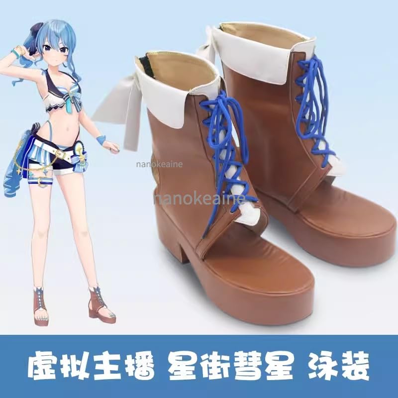 Amazon.co.jp: 星街すいせい／ほしまち すいせい 水着 コスプレ衣装+靴