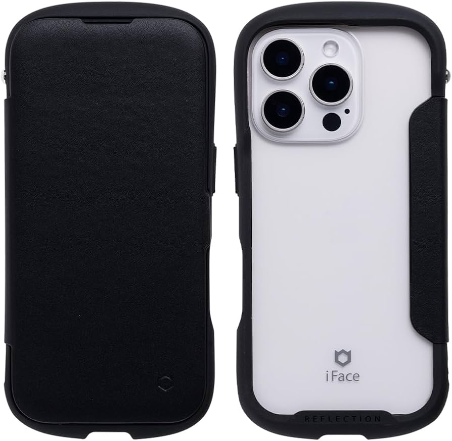 Amazon.co.jp: iFace Reflection iPhone 16 Pro ケース 手帳型 クリア