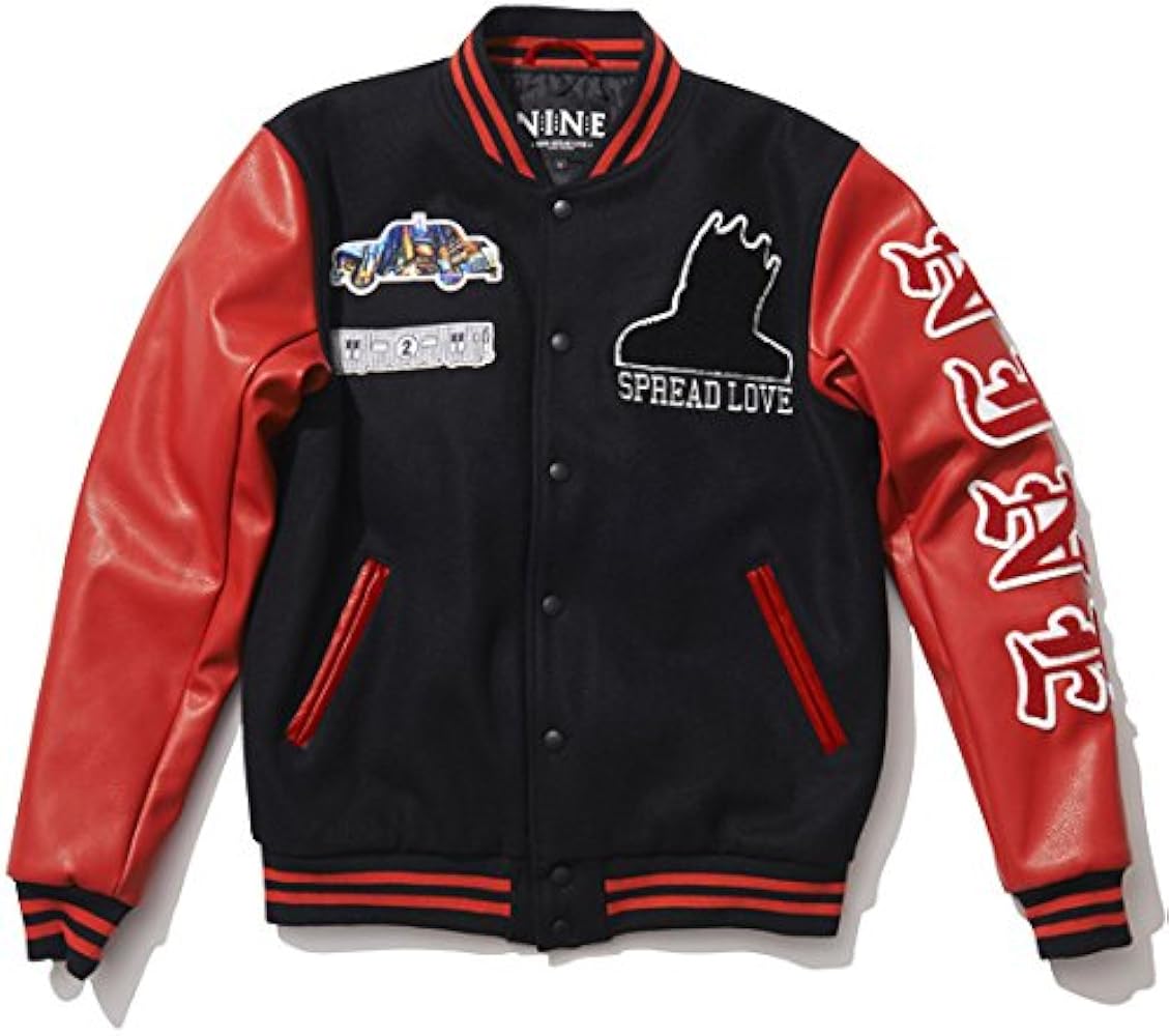 Amazon | [NINE RULAZ LINE] ナインルーラーズ NY Varsity Jacket