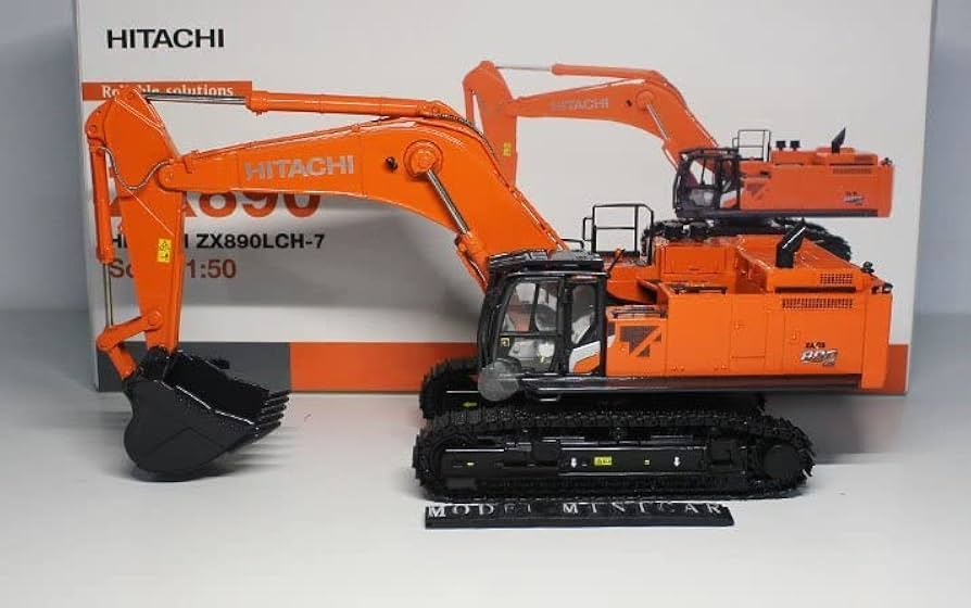 Amazon.co.jp: △超精密！HITACHI 1/50 日立建機 50 日立 ZX890LCH-7