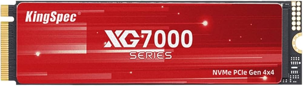 Amazon | KingSpec XG7000 2TB SSD M.2 NVMe 2280 PCIe Gen 4.0 x 4