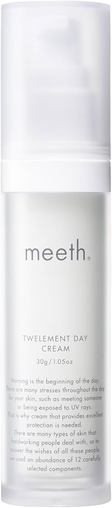 Amazon | meeth (ミース) トゥエルメントデイクリーム (本体) 30g《朝