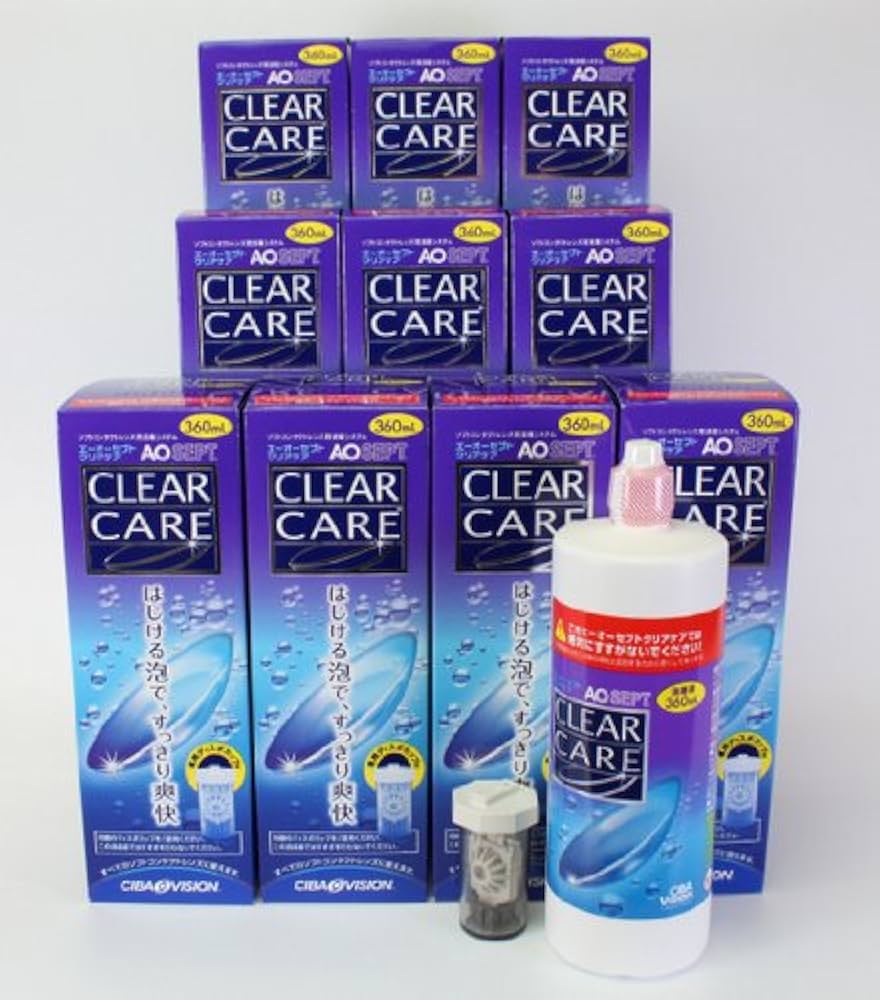 Amazon | AOセプトクリアケア360ml×10本 | アルコン | 洗浄・保存液