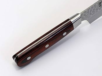 Amazon | V金10号ダマスカス33層鎚目 剣型牛刀（切付牛刀）190 | 堺