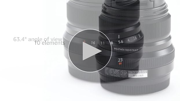 Amazon.com : Fujifilm Fujinon XF23mmF2 R WR - Black : Electronics