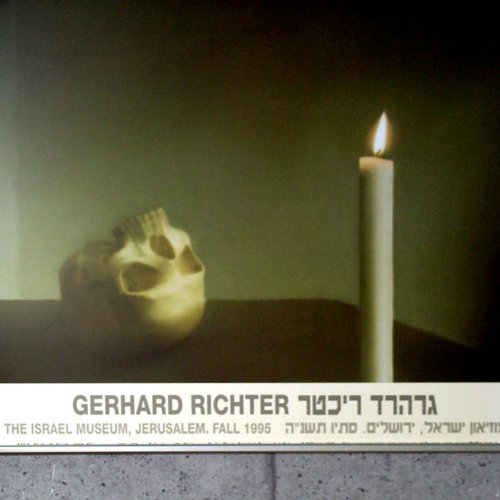 Amazon.co.jp: ポスター ゲルハルト リヒター Skull with Candle