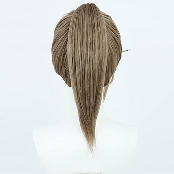 Amazon.co.jp: LAOBAO コスプレ ウィッグ 叶 かなえ ポニーテール 灰色