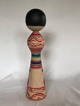 Amazon | 伝統こけし 津軽系 盛秀太郎 作品（31.5cm） | 民芸品