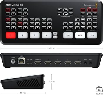 Amazon.com : Blackmagic Design Atem Mini Pro ISO (SWATEMMINIBPRISO
