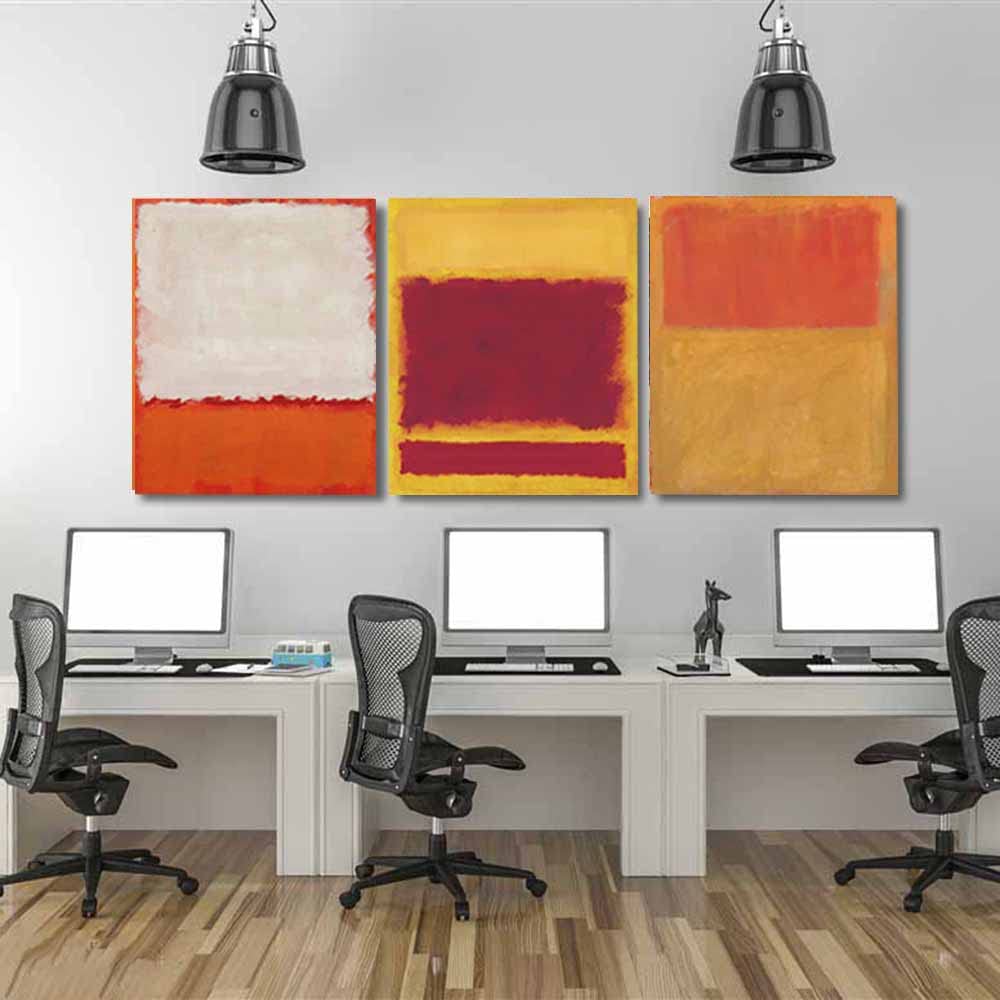 Amazon.co.jp: マーク・ロスコマルチカラーセット3アートフレーム