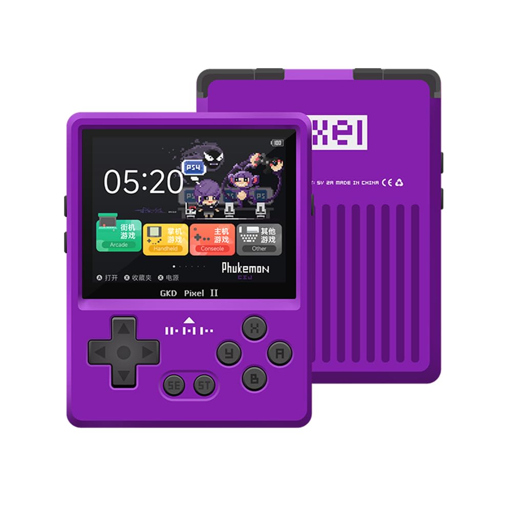 Amazon.co.jp: GKD Pixel II RK3326S Whatsko レトロポータブルゲーム