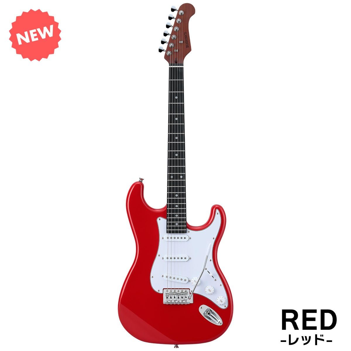 Amazon | BUSKER'S BST-Standard RED -レッド- ストラトキャスター