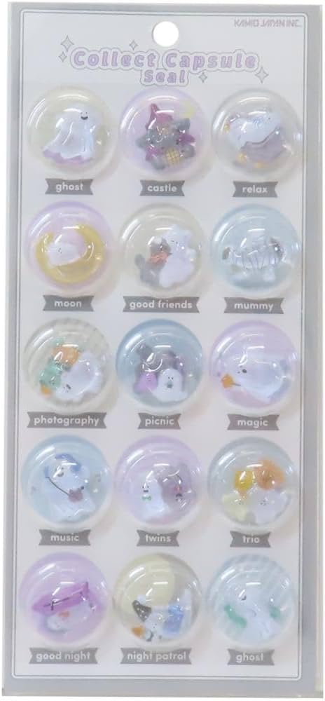 Amazon | カミオジャパン ステッカー COLLECT CAPSULE SEAL ゴースト