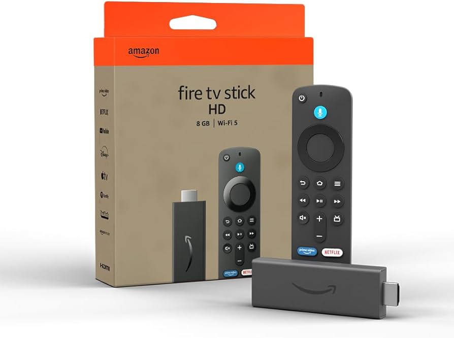 Amazon Fire TV Stick HD, gratis en live tv, Alexa Voice Remote
