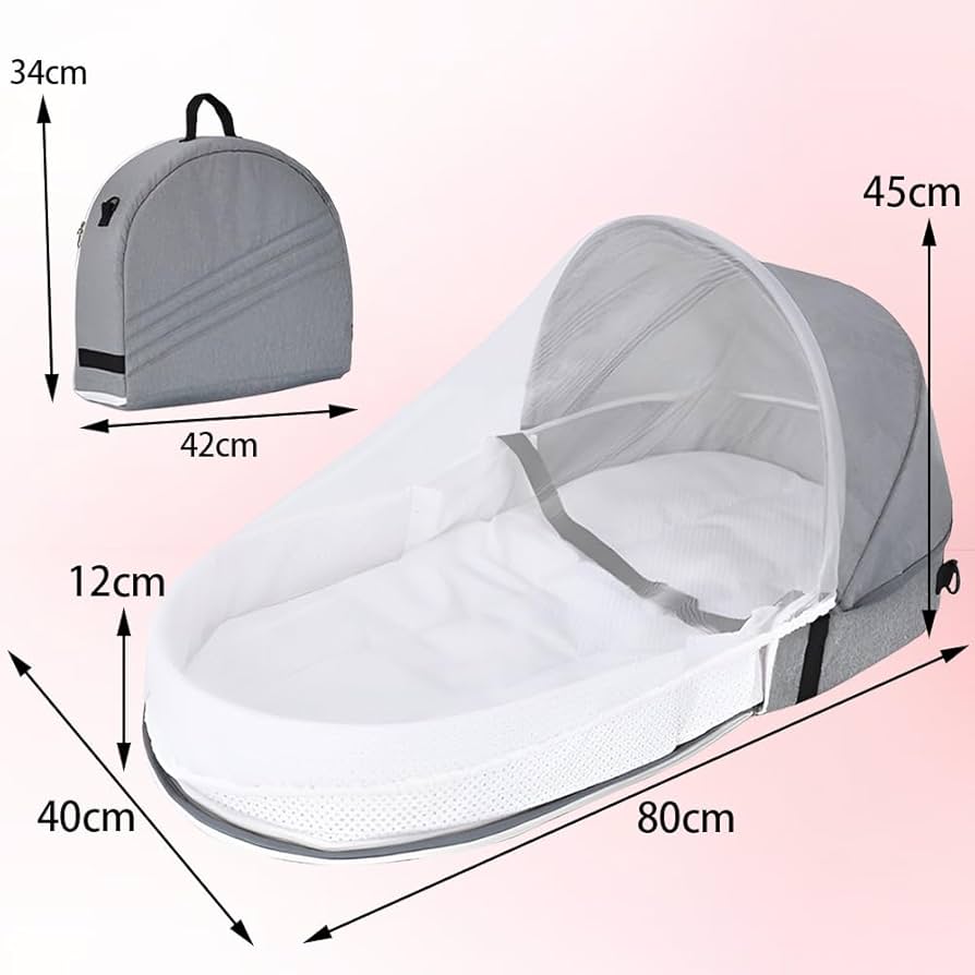 Amazon.co.jp: Ashemia ベビーベッド 折りたたみ式 持ち運び【現役保育