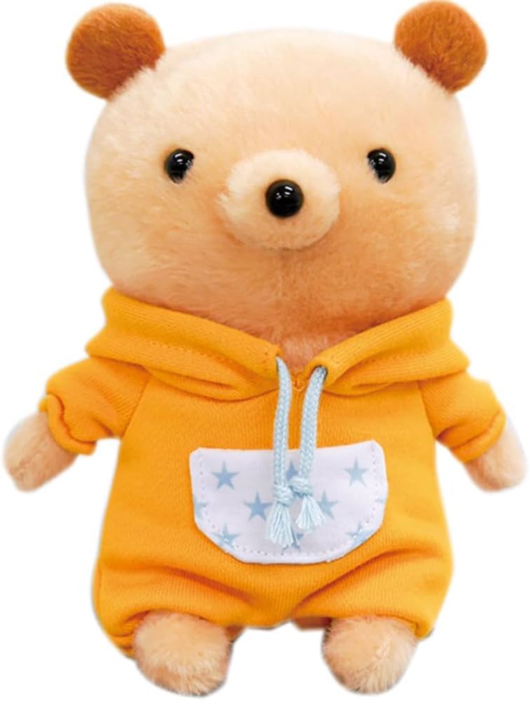 Amazon.co.jp: モンスイユ ぬいぐるみ クマ くま ベージュ フーディ