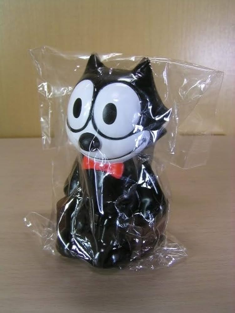 Amazon.co.jp: 東日本銀行 フィリックス 貯金箱 ソフビ 1996 + 缶貯金