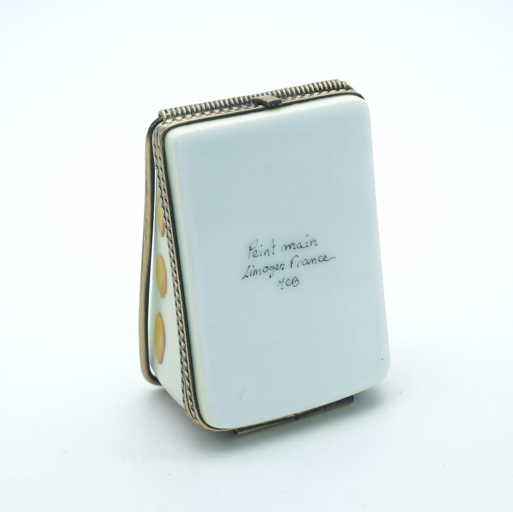 Amazon.co.jp: 本物のフランス製磁器手描きかわいいミニチュア小物入れ