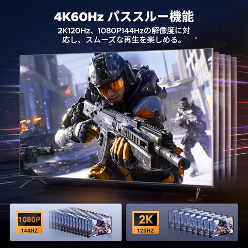 UGREEN - 4K@30Hz 外付けキャプチャカード 65518 の評価 | SHOPSTAFF