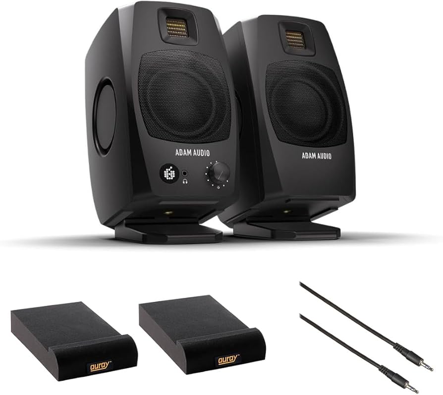 Amazon.com: ADAM Audio D3V(Black) Active Desktop Monitoring System