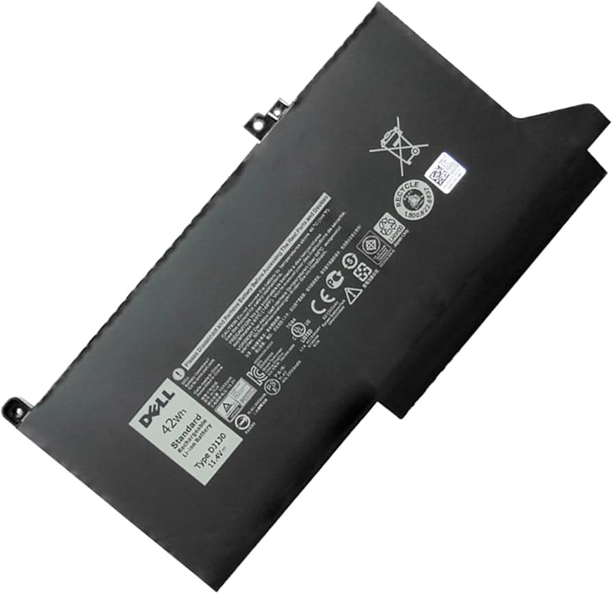Amazon.com: DELL DJ1J0 42Wh 3 Cells Battery Compatibel with Dell