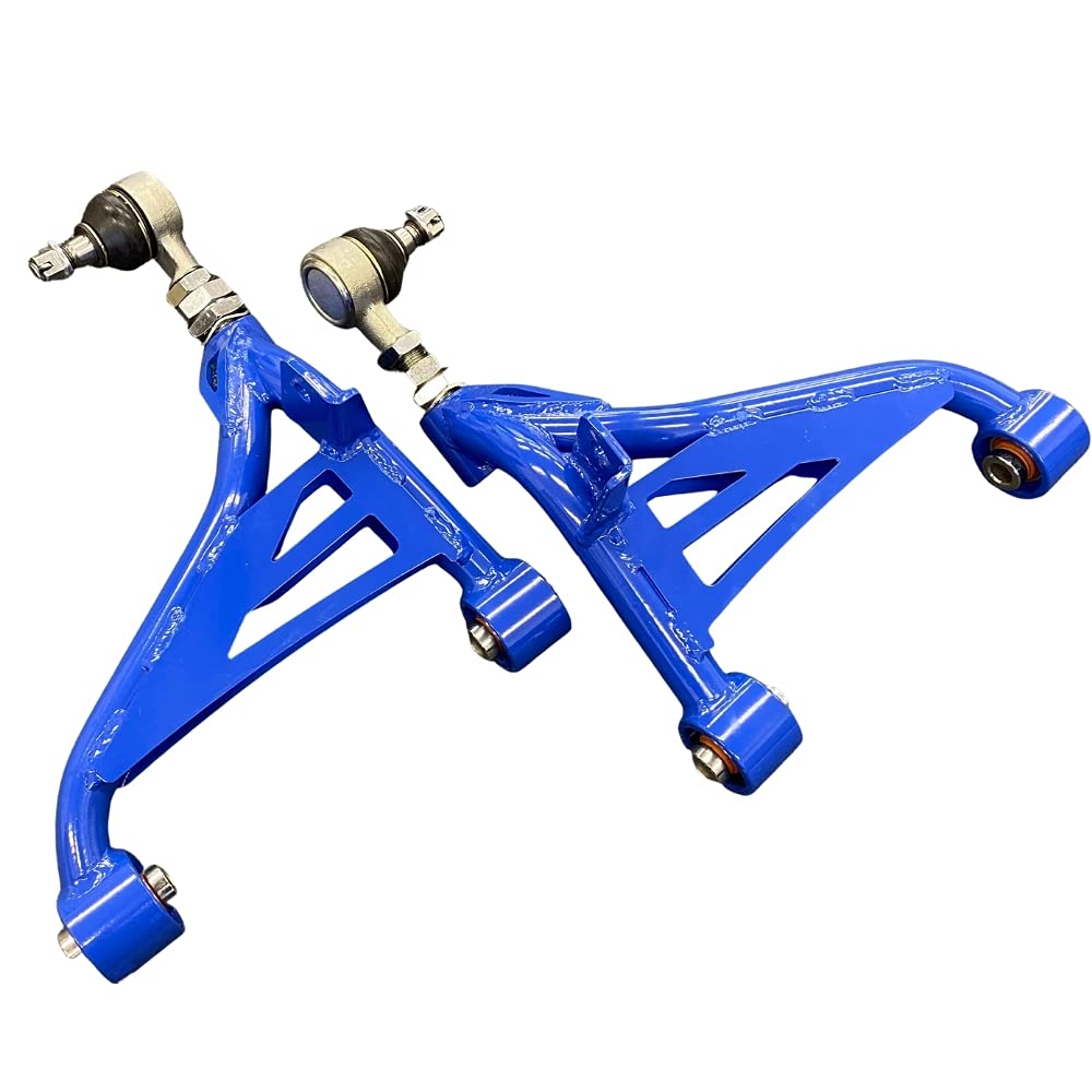 Amazon | リア アッパーアーム ブルー ローダウン時のキャンバー調整