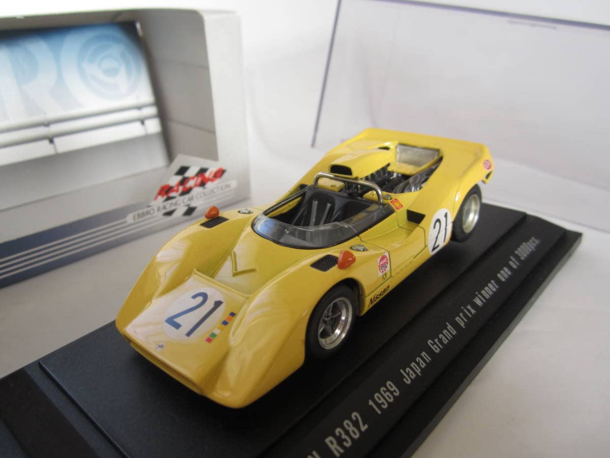 Amazon | エブロ 43532 1/43 ニッサン R382 1969年日本GP優勝 №21 黒沢