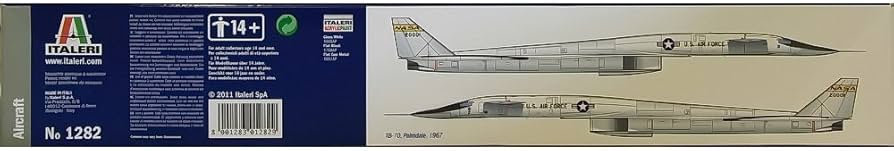 Italeri 1282 XB - 70 Valkyrie, Scale 1:72, Plastic Model Kit