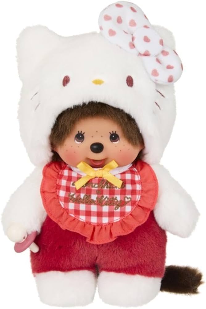 Amazon.co.jp: セキグチ(Sekiguchi) キティ×モンチッチ ぬいぐるみ S