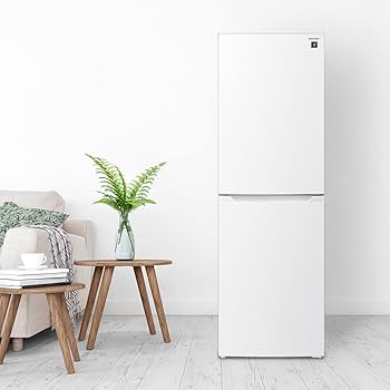 Amazon | シャープ 冷蔵庫 幅54.4cm 230L SJ-BD23K-W プラズマ