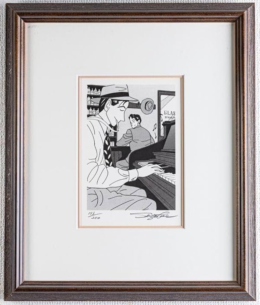 Amazon.co.jp: □ わたせせいぞう|思い出のGentle R|シルクスクリーン