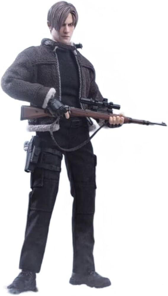 Amazon.co.jp: 「AC」Nwtoys レオン 1/12 男性 可動 アクション