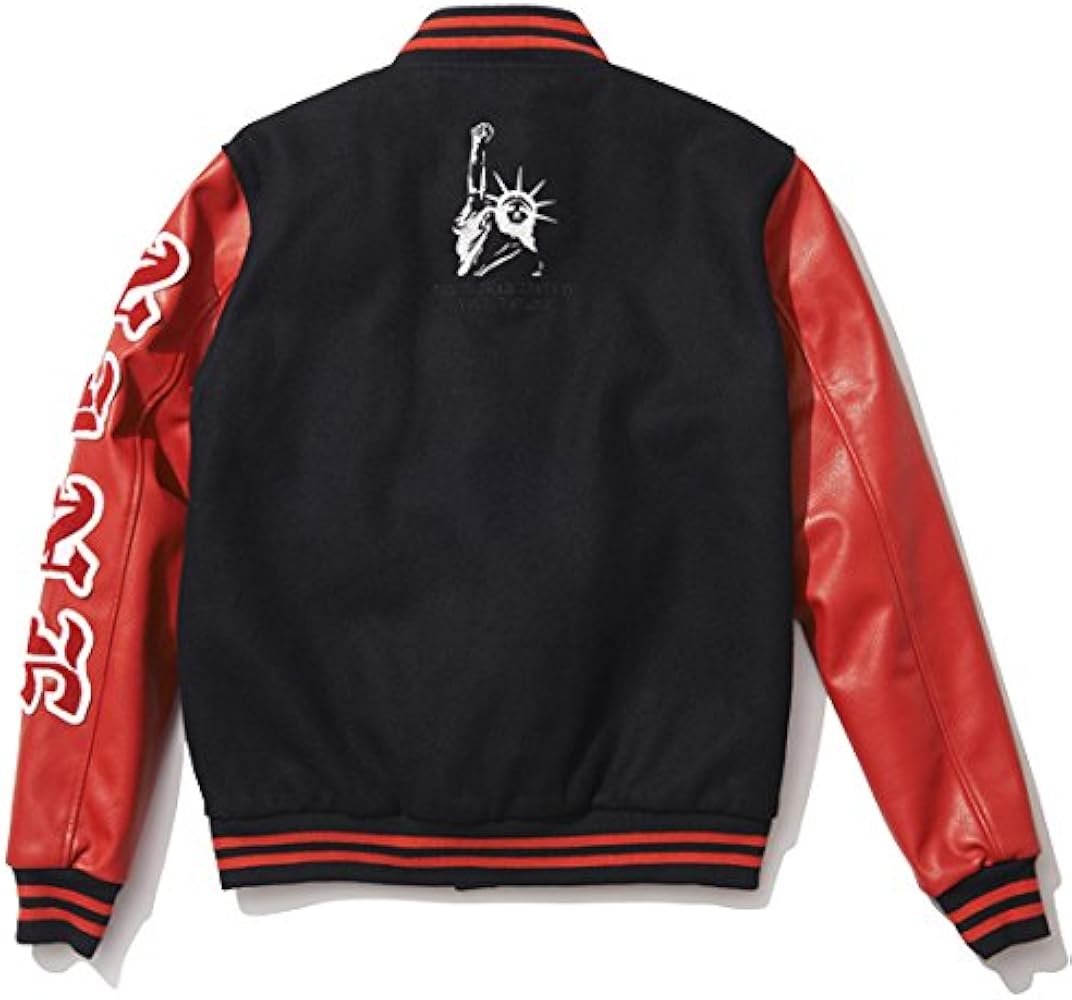 Amazon | [NINE RULAZ LINE] ナインルーラーズ NY Varsity Jacket