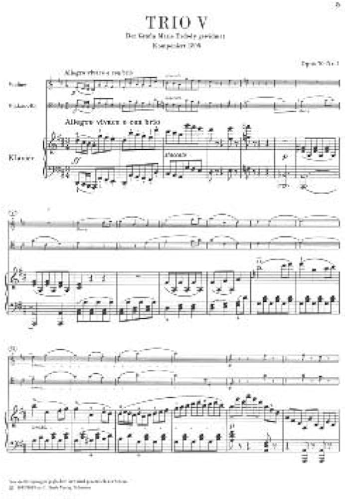 ベートーヴェン: ピアノ三重奏曲集 第2巻/ヘンレ社/原典版/室内楽