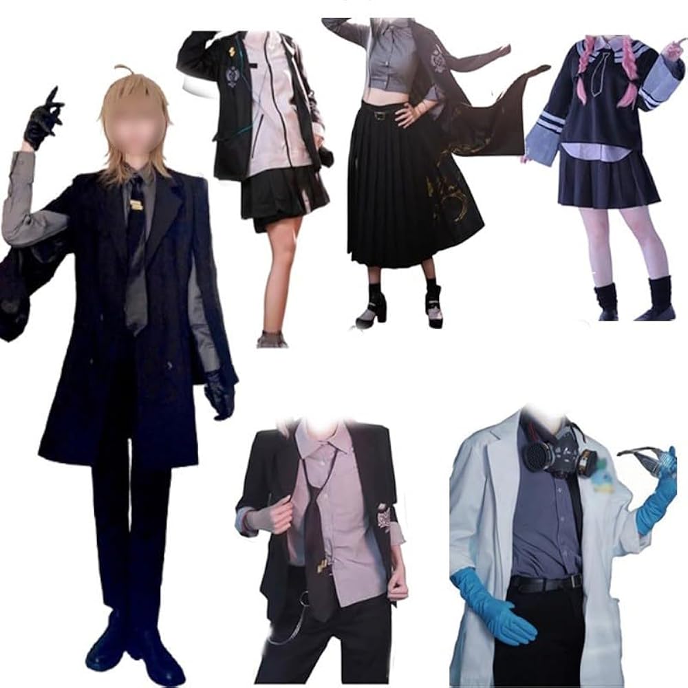 Amazon.co.jp: [PWPCOS]七次元生徒会コスプレ 衣装 七次元生徒会緑仙