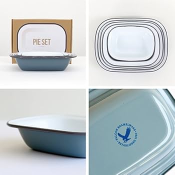 Amazon.co.jp: FALCON(ファルコン)ホーロー パイセット(パイ皿5点