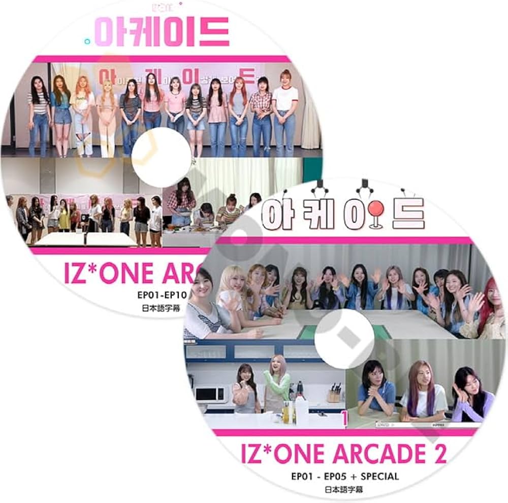 Amazon | K-POP DVD IZ*ONE ARCADE1,2 2枚SET 日本語字幕あり IZ*ONE