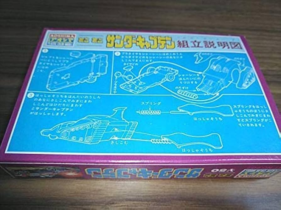 Amazon | アオシマ サンダーキャプテン プラモデル 当時物 昭和レトロ