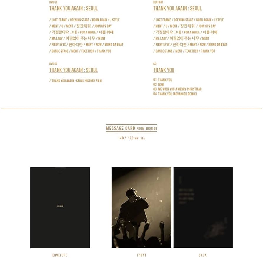 Amazon.co.jp: イ・ジュンギ-THANK YOU again Special Edition[1Blu