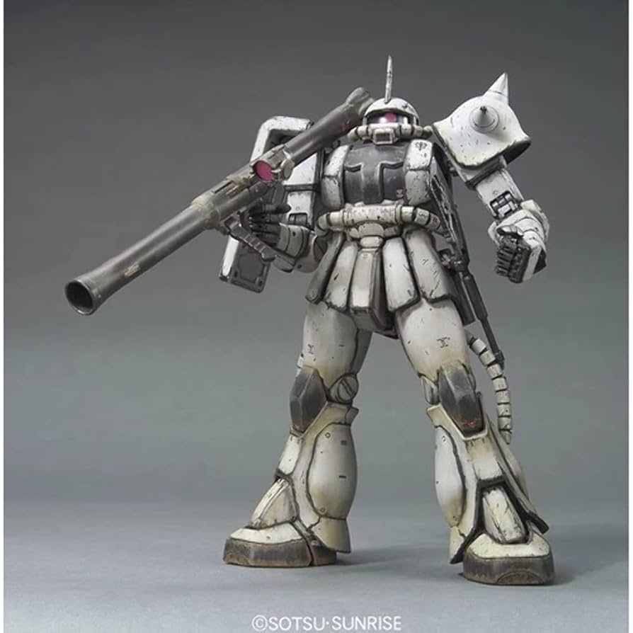 Amazon.com: Bandai Hobby MS-06J ZAKU II White Ogre Bandai MG